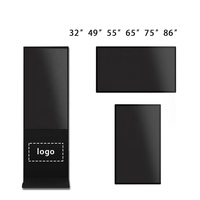 32 49 55 65 75 86Inch LCD Digital Signage and Display Android IR or Capacitive Touch 4k 1080p Indoor AD Player for Advertising