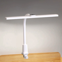 Lampe de bureau LED à bras articulé avec commande tactile, éclairage moderne réglable, idéale pour le dessin technique, la fabrication de bijoux et les travaux manuels