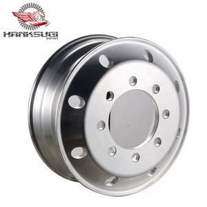 17-Zoll Polierte Alcoa Aluminiumfelgen Schwerlast-Lkw-Räder für Howo in Silber-Finish - Product Image 3