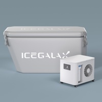 ICEGALAX bain de glace de haute qualité baignoire gonflable grise grande capacité baignoire plongeante froide gonflable
