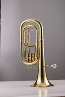 OEM BB Tone Gold Lacquer Brass Music Instrument Baritone