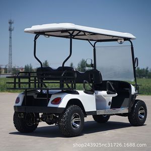 Electric Golf Cart 60-<b>72V</b> 100Ah <b>Battery</b> 70-90km Range 4 Seater Off Road Sightseeing Vehicle For Park Tour And Property Viewing - Product Image 3