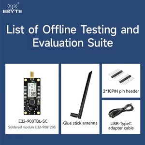 ชุดทดสอบและประเมินผลโมดูล Ebyte ODM E32-900TBL-SC 900MHz Sub-1G E32-900T20S UART  แบบออฟไลน์ ชุดอุปกรณ์พัฒนาและทดสอบโมดูล Lora - Product Image 5