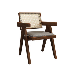 Silla de ratán de madera sólida, tavern, leche, té, cafetería, restaurante occidental, ocio, bar, mesa, combinación - Product Image 5