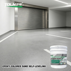 Peinture époxy pour sols en sable à prix abordable, résine époxy <span class=keywords><strong>liquide</strong></span> pour revêtement de sol en sable, facile à nettoyer, anti-chimique, peinture industrielle pour sols - Product Image 3