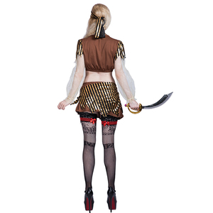 Disfraz Sexy de Pirata Caribeña para Mujer, Carnaval, Halloween, Disfraces de Televisión y Cine, Uniforme de Fiesta de Cosplay - Product Image 4