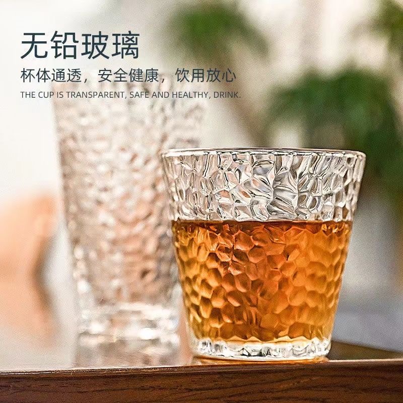 Wholesale whisky gold rim custom  whiskey beer glass cup