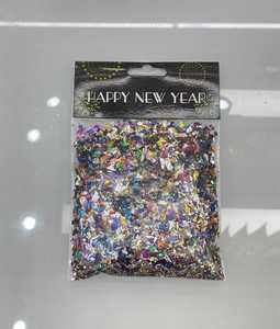 Set di Decorazioni per Capodanno con Coriandoli a Stella Multicolore Oro e Argento per Feste di Fine Anno - Product Image 5