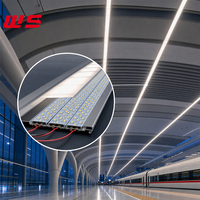 Module de lampe de plafond pour zone passager de métro, certifié IRIS, à source de lumière LED ferroviaire sur carte SMT, DC110V, CRI élevé, faible dégradation