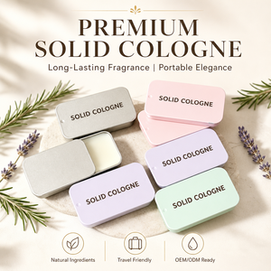 น้ำหอมแบบแท่ง HKH Custom Solid Perfume Balm น้ำหอมพกพาในกระป๋องโลหะ รับผลิตแบบ OEM ODM สำหรับผู้ชายและผู้หญิง - Product Image 6