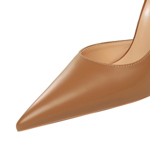 รองเท้าส้นสูงสีนู้ดสำหรับผู้หญิง ดีไซน์ทันสมัย เหมาะสำหรับใส่ทำงาน สวมใส่สบาย รุ่นปี 2025 - Product Image 5