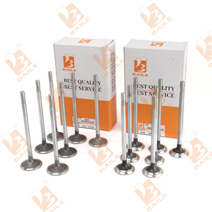 Juego de válvulas de repuesto para motor 3CX 4CX, válvula de admisión, válvula de escape compatible con <span class=keywords><strong>JCB</strong></span> JCB3CX 4CX para piezas de repuesto <span class=keywords><strong>JCB</strong></span> - Product Image 1