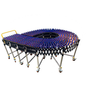 سرعة قابلة للتعديل تلسكوبية تحول عجلة التعامل مع قطعة أثرية لتفريغ/تحميل ناقل الفولاذ المقاوم للصدأ للناقل المستخدم - Product Image 4