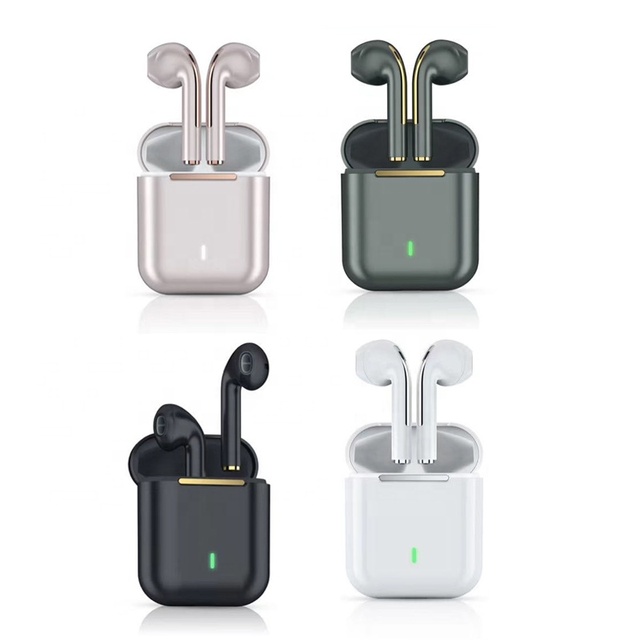New Arrival BT J18 Headsets Wireless Earbuds 5.0 TWS Earphone Noise Cancelling Mic for Mobile Phone