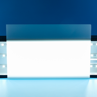 Feuille acrylique à haute transmission de la lumière, panneau diffuseur laiteux, couvercle de lampe LED, panneau pour boîte d'éclairage