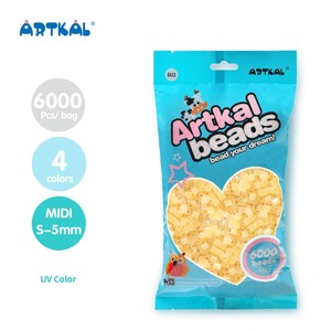 Artkal De Bricolage de Haute Qualité Fer <span class=keywords><strong>Midi</strong></span> <span class=keywords><strong>Hama</strong></span> <span class=keywords><strong>Perles</strong></span> 5mm pour des Jouets D'enfants - Product Image 2