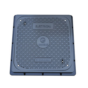 섬유 강화 플라스틱 맨홀 뚜껑 복합재 EN 124 D400 맨홀 뚜껑 1년 보증 - Product Image 1
