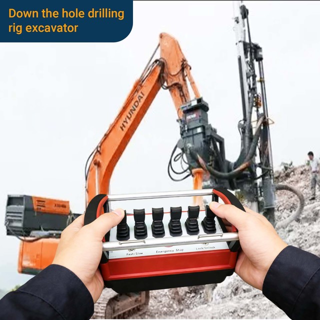 Six-Joystick Hydraulic Proportional Wireless Remote Control Kit with 2-Year Warranty for Excavator & Truck-Mounted Crane