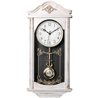 Horloge à pendule Vintage de 24 pouces, grand-père à la mode, Look Antique rétro classique