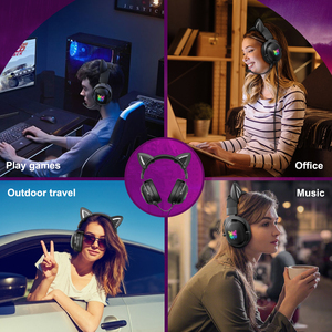 <span class=keywords><strong>Onikuma</strong></span>-auriculares <span class=keywords><strong>X11</strong></span> con cable y cancelación de ruido, cascos con micrófono y usb, led, cat, ps4, colorido - Product Image 6