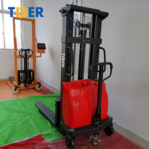 Elektrikli istifleyici palet 1500 kg 2000 kg kaldırıcı istifleyici 1.5 ton 2ton elektrikli istifleme makinesi - Product Image 5