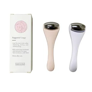 Private Label Cooling Gezicht Roller Draagbare Eye Huidverzorging Beauty Tool Facial Massage Roller