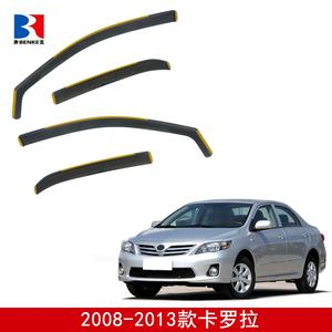 Déflecteurs de vent intérieurs pour vitres de Toyota Corolla (E140/E150) 2006-2012, 4 portes, pare-vent - Product Image 3