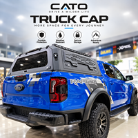 Capot de camionnette d'atelier mobile pour service sur site à distance, compatible Ford Ranger Hilux Navara D-max Poer, avec entrée à clé et coque arrière rigide