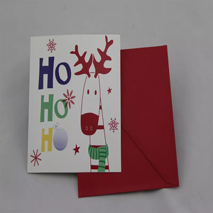 Tarjetas de Papel Kraft Personalizadas, Sobres de Navidad, Tarjetas de Regalo en Blanco, Tarjetas de Felicitación con Sobres para Regalos de Halloween y Navidad - Product Image 3