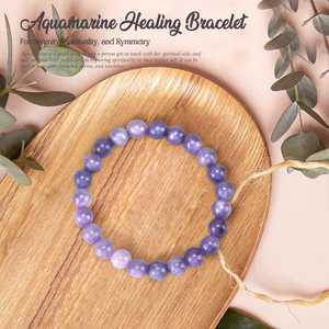 <b>Cheap</b> Bulk <b>Gifts</b> for Women with Cozy Fuzzy Socks Aquamarine Healing Bracelet <b>Cheap</b> Promotional Birthday <b>Gifts</b> for Women - Product Image 4