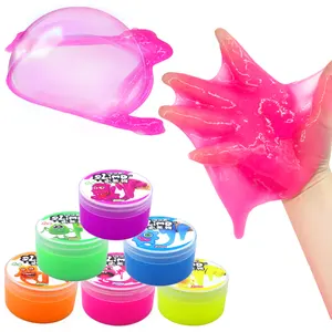 SISLAND OEM Crystal Colored Clay Stress Release Diy Soft Playdough Slime Complete DIY Slime Making Kit For Kids And Boys