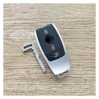 Vente en gros de porte-clés Mercedes pour véhicule Mise à niveau 3 boutons Benz Car Smart Key Cover Fobs Case avec clé d'urgence Housse en silicone