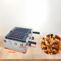 Quantité minimale de commande bas Commercial antiadhésif oeuf bulle gaufrier gaz gaufrier crêpière gaufre personnalisé marque boule fabricant Machine
