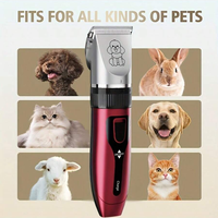 Tondeuse électrique silencieuse pour animaux de compagnie, rechargeable, avec lame en céramique, tondeuse à poils de chien sans fil, tondeuse à poils de chat