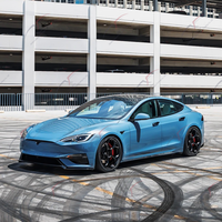 Kit de modification de voiture, transformation de modèle ancien en nouveau, pare-chocs avant et arrière, adapté à la Tesla Model S 22-24, kit carrosserie