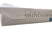 Sac en papier à fond carré Quad Seal à fond unique Offre Spéciale Conception unique pour l'emballage de poudre de lait en poudre Logo personnalisé inclus