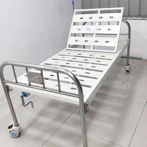 Cama de <span class=keywords><strong>Hospital</strong></span> Manual de Manivela Única a Buen Precio, Cama de Enfermería Estable para Uso Hospitalario y Doméstico, Cama Médica en Oferta - Product Image 4