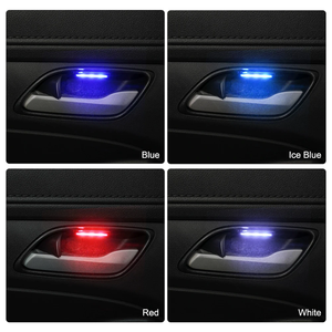 Luce Decorativa per Maniglia Auto Lampada LED Luci Ambientali per Vano Portaoggetti Universale Accessori Interni Auto <span class=keywords><strong>Gadget</strong></span> DC 12V - Product Image 5