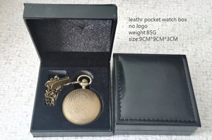 Scatola Nera Quadrata per <span class=keywords><strong>Orologio</strong></span> <span class=keywords><strong>da</strong></span> Tasca, Confezione per Collana con <span class=keywords><strong>Orologio</strong></span> <span class=keywords><strong>da</strong></span> <span class=keywords><strong>Appendere</strong></span> - Product Image 4