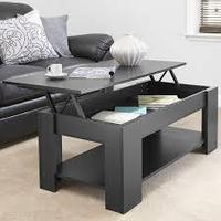 Table basse centrale, compacte et moderne, multifonctionnelle, avec hauteur réglable, design pliable, meubles de salon économisant du rangement