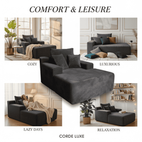 Canapé simple en poils de lapin compressés, fauteuil géant en forme de bloc de tofu avec coussin en éponge à accoudoirs carrés, chaise longue