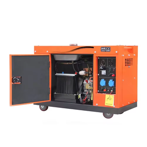 Générateur silencieux 12 kVA 220 V/380 V CA triphasé/bi-tension insonorisé 12 kW pour usage industriel - Product Image 6