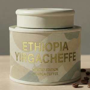 Food Grade Cylindrical <strong>Coffee</strong> Paper Canister, Suitable for <strong>Guatemalan</strong> Antigua, Sumatran Mandheling and Other Types of <strong>Coffee</strong>. - Product Image 1