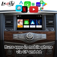Boîtier d'interface sans fil CarPlay Android Auto pour Nissan Patrol Y62 2011-2017 QX80 QX56, adaptateur CarPlay, mise en miroir du téléphone