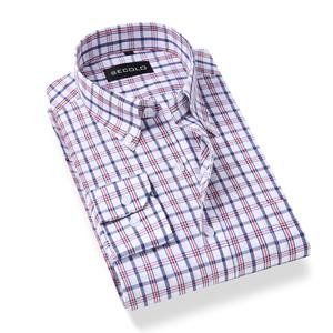 Spot Checkered Camisa Casual dos homens Novo Escritório Uniforme Camisas de manga comprida Made in China - Product Image 5