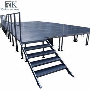 Durable Wedding Stage Aluminium Alloy Outdoor Concert Portable Stage Platform Easy to Set up - Product Image 1