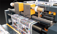 Mesin Cetak Digital Format Besar Dayuan 8 Warna, Multi Pass Inkjet Roll to Roll untuk Kotak Kemasan