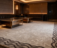 Günstiger Langlebiger Waschbarer Rutschfester Hotel 3D-Druck Teppichboden von Wand zu Wand für Bankettsaal und Flur