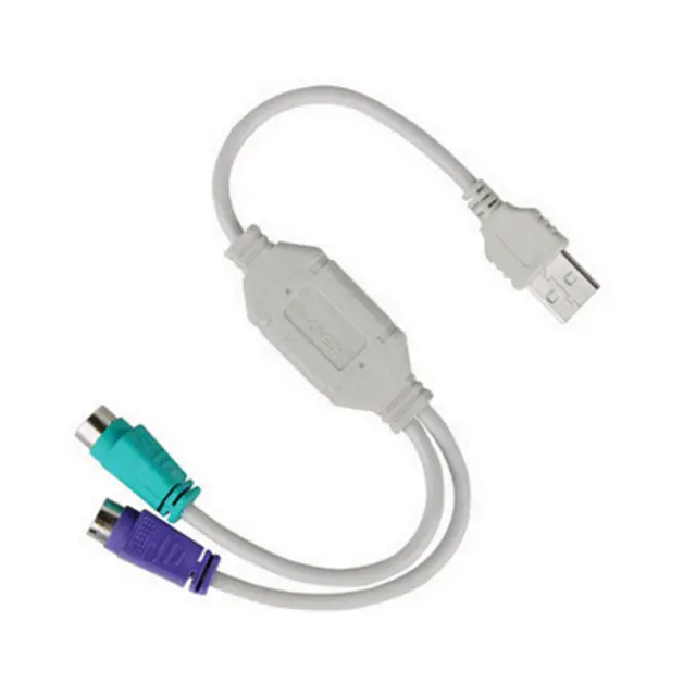Usb Type A Naar Ps/2 Mini Din Connector Pc Muis Adapter Omvormer