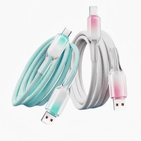 Câble de données tressé en nylon à charge rapide 60W USB vers Type-C pour ordinateur et écouteurs 1m